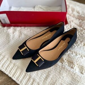 Salvatore Ferragamo Suede Flats